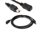 5Feet 1.5m Mini USB B 5pin Male To Female Extension Cable Cord Adapter