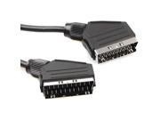 20 Pin SCART to SCART Lead Cable for DVD HDTV AV TV Cable Length 1.5m