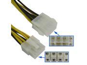 8 pin Male to 8 pin Female Power Extension Cable