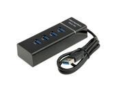 4 Ports USB 3.0 HUB Super Speed 5Gbps Plug and Play with LED Power Indicator BYL P104 Black