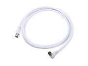 1.88M 6ft TV Lead Shielded Aerial Coaxial Cable Cord RF Male to Male