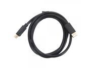 1.8M DisplayPort DP Male to DP Male PVC Connector Cable Black