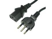 3 Prong AC Desktop PC Italy Standards Power Cord Cable Length 1.2m
