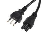 3 Prong Style Italian Notebook AC Power Cord Length 1.2M
