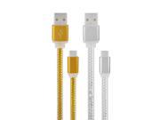 USB 3.1 Type C Male to USB 2.0 Female Cable PVC Flax Data Charger USB Cable 1M
