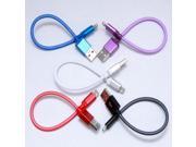 22cm USB 2.0 To Micro USB Fish Net Data Transfer and Charge Cable For Smartphone