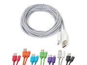 2.8M Hemp Cord Micro USB Charger Charging Cable For Mobile Phone
