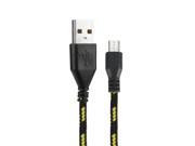 YOUPIN 100cm 2.1A Micro USB Nylon Weaving Charging Data Cable For Cellphone