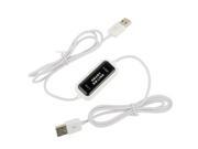 High Speed USB 2.0 Smart KM Link Cable PC to PC Keyboard Mouse Share Plug and Play Length 165cm