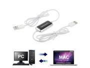 Switch To MAC USB 2.0 Transfer Kit Data Link Cable MAC to PC PC to PC MAC to MAC File Transfer Share Length 165cm