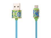 1M Double sided Micro USB Data Cable For Mobile Phone