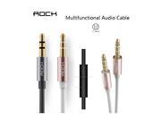 Rock Multifunctional Audio Cable 3.5mm 80cm AUX Cable for Mobile Phone