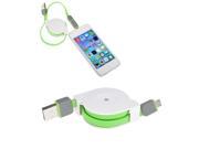 1M Micro Retractable Data Sync Charger USB Cable for Mobile Phone