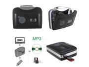 Portable Cassette Tape To USB MP3 Converter Capture Audio Adapter Music Player