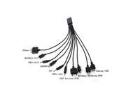 Universal 10 in 1 Multi USB Charger Cable For iPhone Smartphone Device