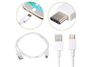 USB3.1 Type C Interface White Charger Data Cable For Cellphone