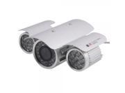 1 3? Sony 650TVL 72 IR LED Waterproof Camera with Power Supply OSD Control Line Silver