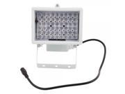 F10 54 LED Infrared Illuminator Lamp for CCTV Camera White