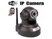 Wireless WiFi HD Two way Voice Pan Tilt IP Camera Motion Detection Black