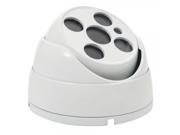 Metal Four LED Array Security Camera Housing Milky White