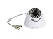 1 4? CMOS 48LED 800TVL 3.6mm IR cut Conch Type Surveillance Security Dome Camera White