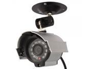 CMOS HD 380TVL 12 IR LED Waterproof Security Camera PAL Silver