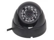 1 3? Sony CCD HD 700TVL 24 IR LED Conch Type CCTV Dome Camera NTSC Black