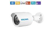 ESCAM HD3100 TI 1080P POE H.264 ONVIF 3.6mm IR Bullet Waterproof Camera White