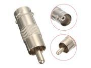 BNC Female to RCA Male Plug Coax Adapter Connector Coupler Jack Surveillance