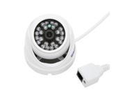 ESCAM Peashooter QD520 H.264 Dual Stream 3.6mm Day Night Waterproof Dome IP Camera and Support Mobile Detection White