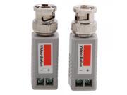 ksd202E CCTV Twisted Pairs Video Balun Transceiver Set Gray