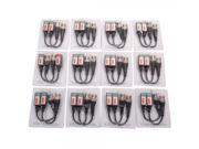 12 Pairs BNC Video Balun Transceiver to Coax CAT5 Cables for CCTV Camera