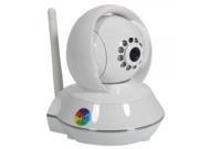 8808 1 4 CMOS 3.6mm 10LED 1.0MP Infrared Nightvision P2P IP Camera White