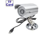Digital Video Recorder Camera with TF Card Slot Support Sound Recording Night Vision Motion Detection Function Shooting Distance 10m Silver