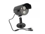 1 3? HD Sony CCD 480TVL Array LED Waterproof Security Camera Black 2081