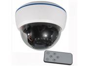 30IR LED Dome Type CCTV DVR Camera with TF Card Slot Remote Control White K815