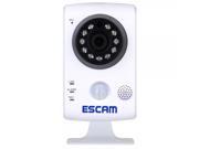ESCAM Keeper QF502 720P HD WiFi MP Alarm Onvif Two way Audio Security IP Camera with TF Card Slot UK Plug