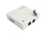 6 Channel 12V DC 5A Regulated Power Supply Distribution Box for CCTV System