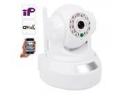 Wireless WiFi HD Two way Voice Pan Tilt IP Camera Motion Detection White