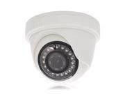 1 4? CMOS 1200TVL 4mm 18LED IR CUT Indoor Security Dome Camera NTSC White