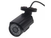 1 3? Sony 540TVL 24 LEDs Night Vision Waterproof Camera with Power Supply Black