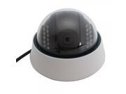 1 3? Sony CCD 700TVL 22IR LED Indoor Dome Camera with Button Control Black White PAL