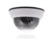 1 4? CMOS 1000TVL NTSC IR CUT 22 LED 3.6mm Dome Indoor Security Camera