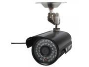 36IR LED Type CCTV DVR Camera with TF Card Slot Remote Control Black T913