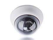 1 4? CMOS HD 380TVL 12 IR LED Indoor Night Vision Security Camera White