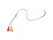 Security CCTV Camera 2 RCA Audio Video DC Power Extension Cable