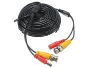 15M Security Video BNC DC Extension Lead Power Cable for CCTV Camera DVR System
