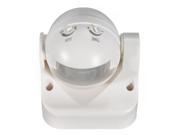 Outdoor 180 Degree Security PIR Motion Sensor Detector Switch White