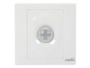 F 2SH 2 in 1 Wall Mounted Sound Activated Time Delay Light Switch White