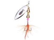 Spinner Lure Rotating Sequins Feather Bass Hook